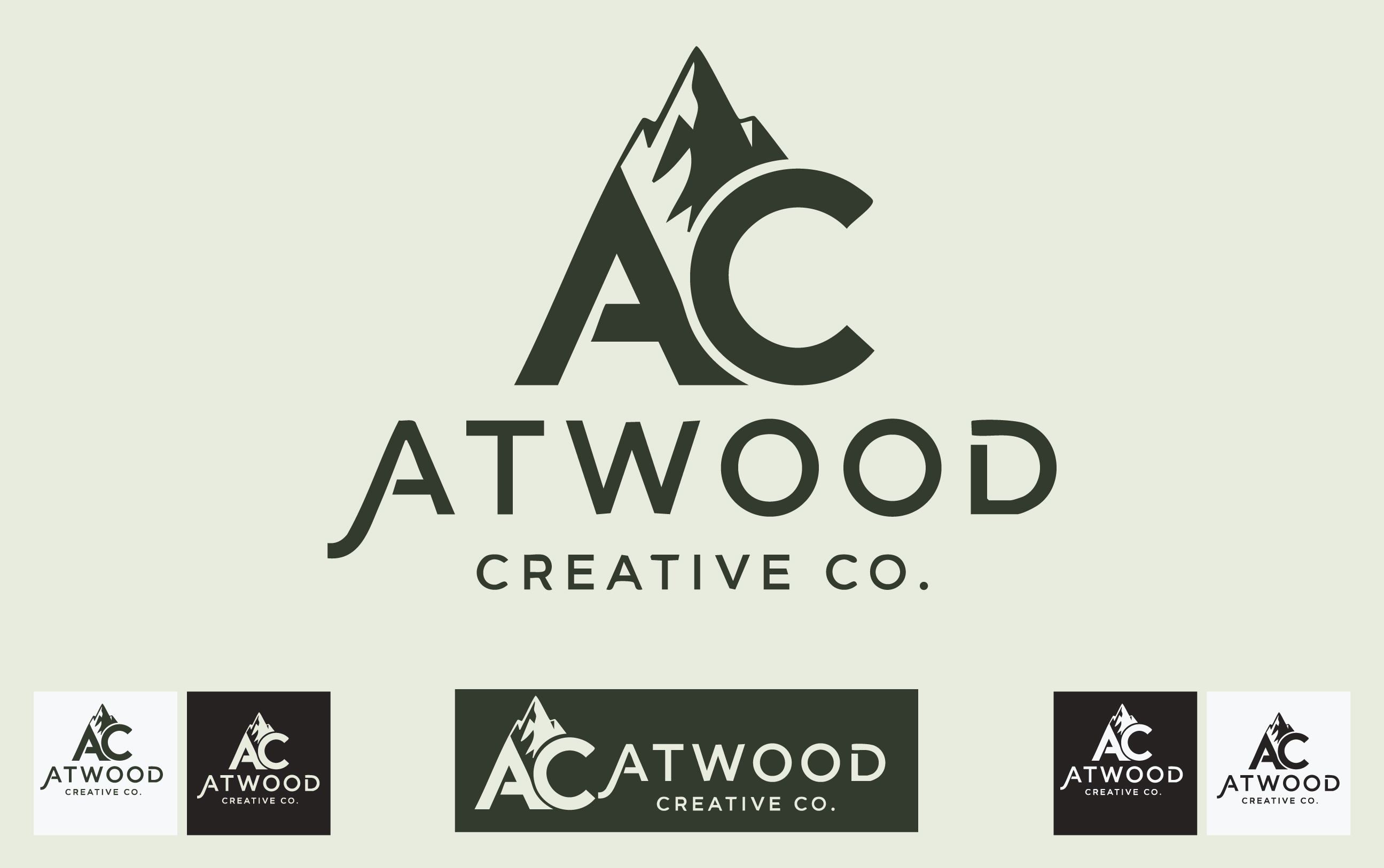 Brand colors and graphic elements display.